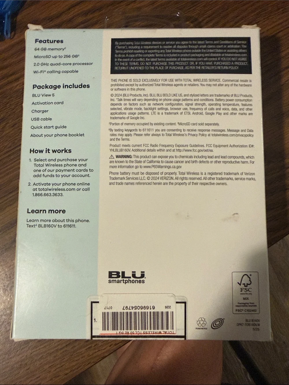 View 5 Smartphone - Black